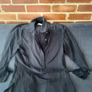Banana Republic Black Silk Shirt